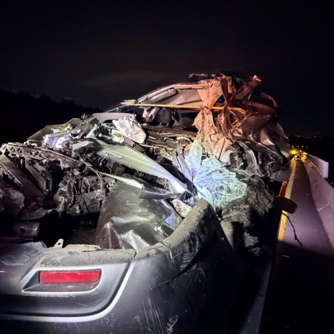 Accidente en Autopista Naucalpan-Toluca. Foto: N+
